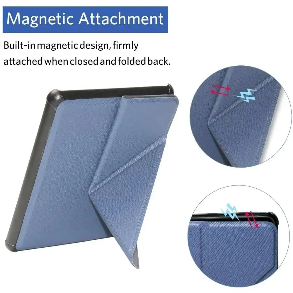 New Auto Wake/Sleep 7 Inch E-Reader Case Folding Stand Wear-resistant Protective Shell for Kindle Paperwhite 12th/Colorsoft
New Auto Wake/Sleep 7 Inch E-Reader Case Folding Stand Wear-resistant Protective Shell for Kindle Paperwhite 12th/Colorsoft