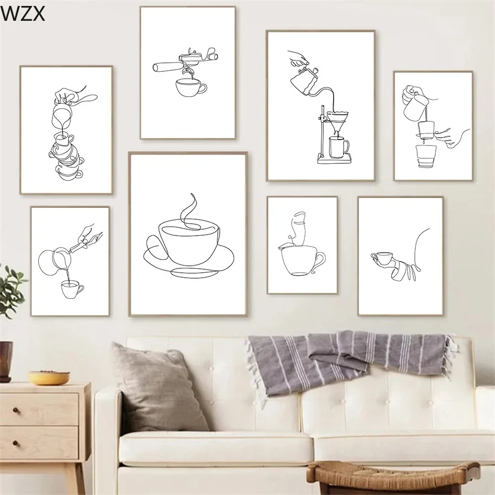Minimalist Black And White Wall Hands Coffee Cup Canvas Poster Coffee Lover Wall Art Print Pictures KitchenDecoration Painting
Minimalist Black And White Wall Hands Coffee Cup Canvas Poster Coffee Lover Wall Art Print Pictures KitchenDecoration Painting