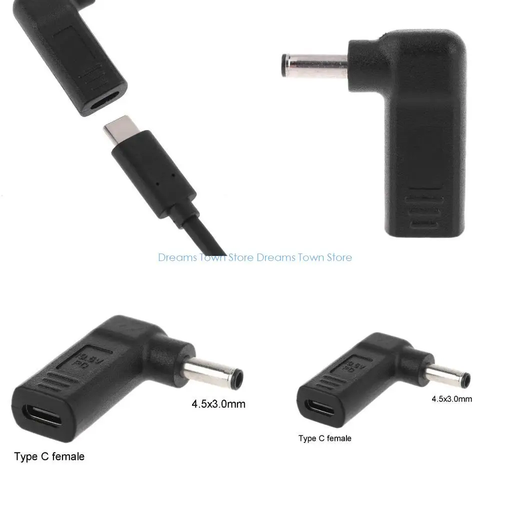 HX6A Power Adapter Type-C Female to 4.5x3.0mm Male Plug Adapter
HX6A Power Adapter Type-C Female to 4.5x3.0mm Male Plug Adapter