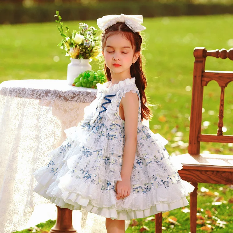 Summer New Girls Lolita Princess Skirt Children's Shaggy Skirt Children's Sleeveless Floral Dress
Summer New Girls Lolita Princess Skirt Children's Shaggy Skirt Children's Sleeveless Floral Dress