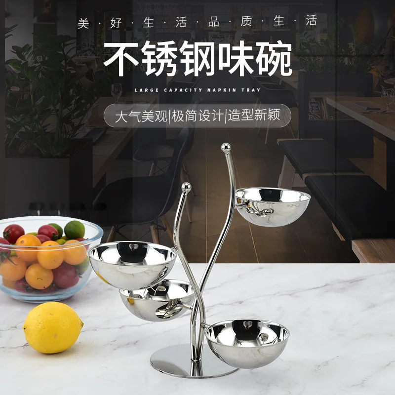 KTV stainless steel snack rack hotel fruit plate snack plate creative fruit plate multi-purpose stainless steel flavor plate
KTV stainless steel snack rack hotel fruit plate snack plate creative fruit plate multi-purpose stainless steel flavor plate
