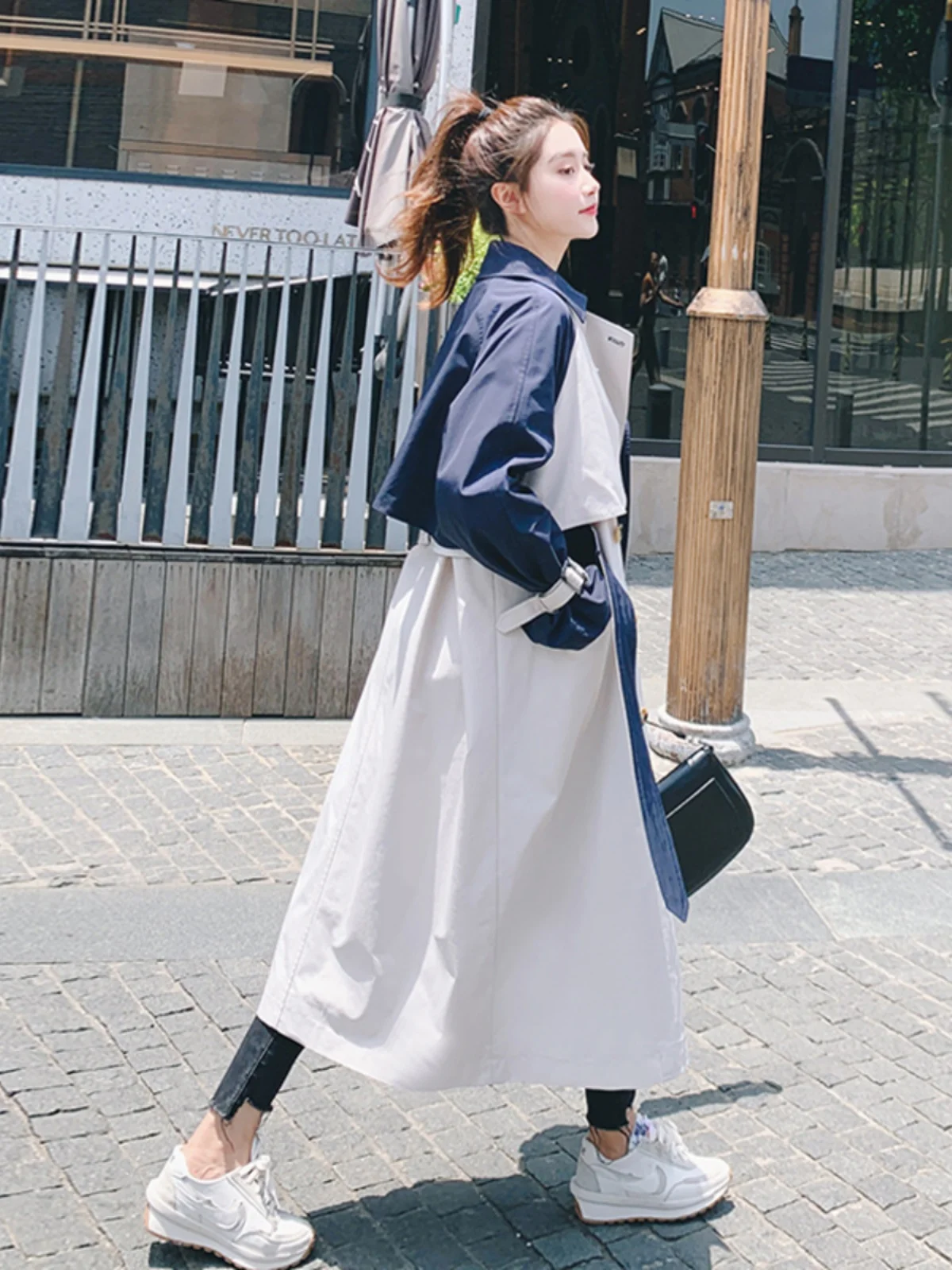 Women's Mid-Length Double-Breasted Jaet Coat Spring Autumn 2025 New Sle Small Size Patchwork Faionable Coat
Women's Mid-Length Double-Breasted Jaet Coat Spring Autumn 2025 New Sle Small Size Patchwork Faionable Coat