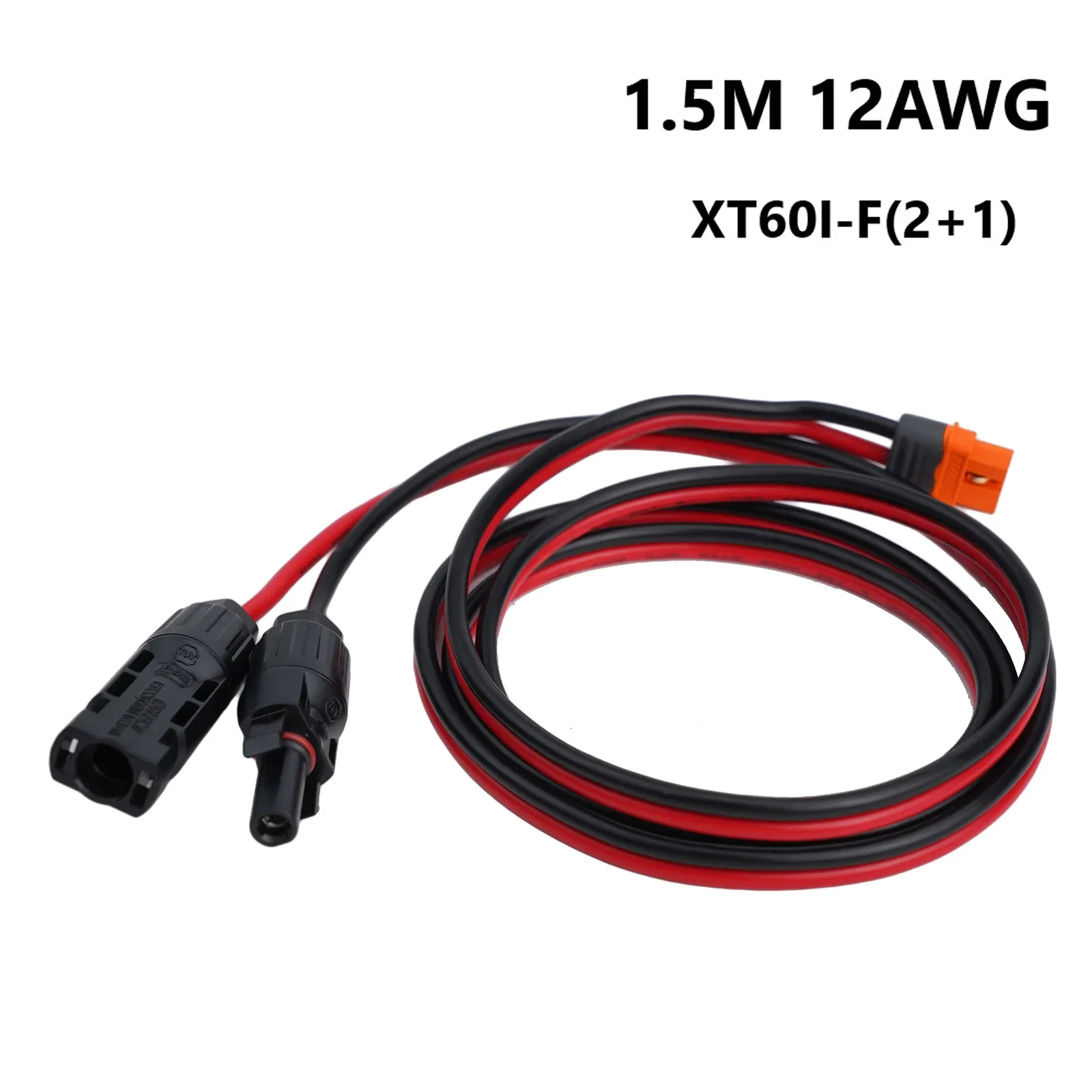 12AWG Solar To XT60i Cable 1.5 Meter Solar Connector To XT60i Signal Pin Female Adapter Cable For Portable Power Station
12AWG Solar To XT60i Cable 1.5 Meter Solar Connector To XT60i Signal Pin Female Adapter Cable For Portable Power Station