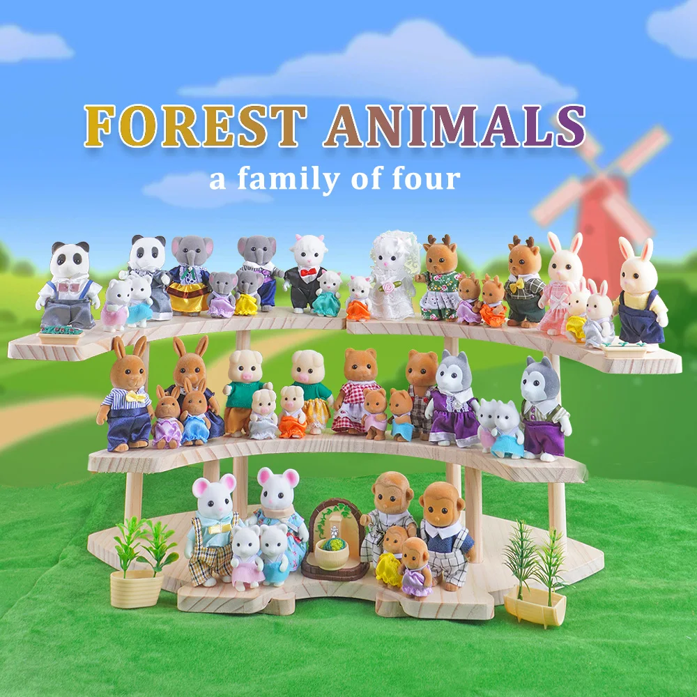 Forest Family Bunny Reindeer Pig Animal Bedroom Set Miniature Furniture Pretend Play Dollhouse 1:12 Scale Girl Gifts
Forest Family Bunny Reindeer Pig Animal Bedroom Set Miniature Furniture Pretend Play Dollhouse 1:12 Scale Girl Gifts