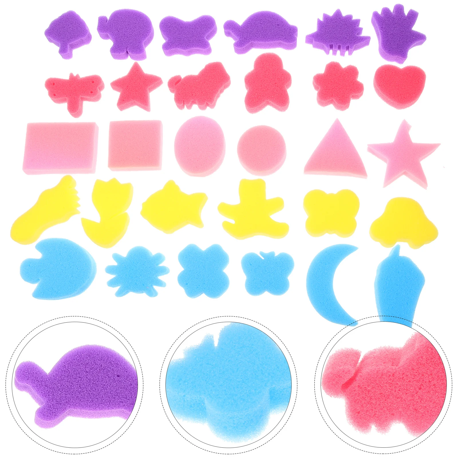 30pcs DIY Sponge Painting Animal Shaped Craft Sponge Assorted Pattern Early Learning Sponge for Kids (Mixed Pattern and Mixed Co
30pcs DIY Sponge Painting Animal Shaped Craft Sponge Assorted Pattern Early Learning Sponge for Kids (Mixed Pattern and Mixed Co