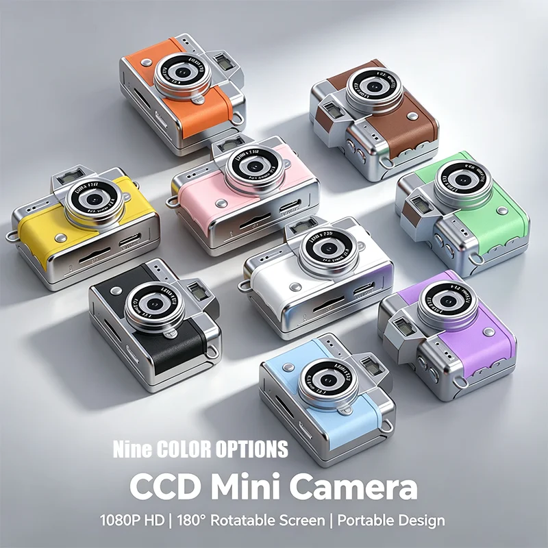 Mini Keychain Camera 1.47 Inch Flip Screen Digital CameraHD Pocket Camcorder CCD for Kids Adults Gift for Birthdays New Year
Mini Keychain Camera 1.47 Inch Flip Screen Digital CameraHD Pocket Camcorder CCD for Kids Adults Gift for Birthdays New Year