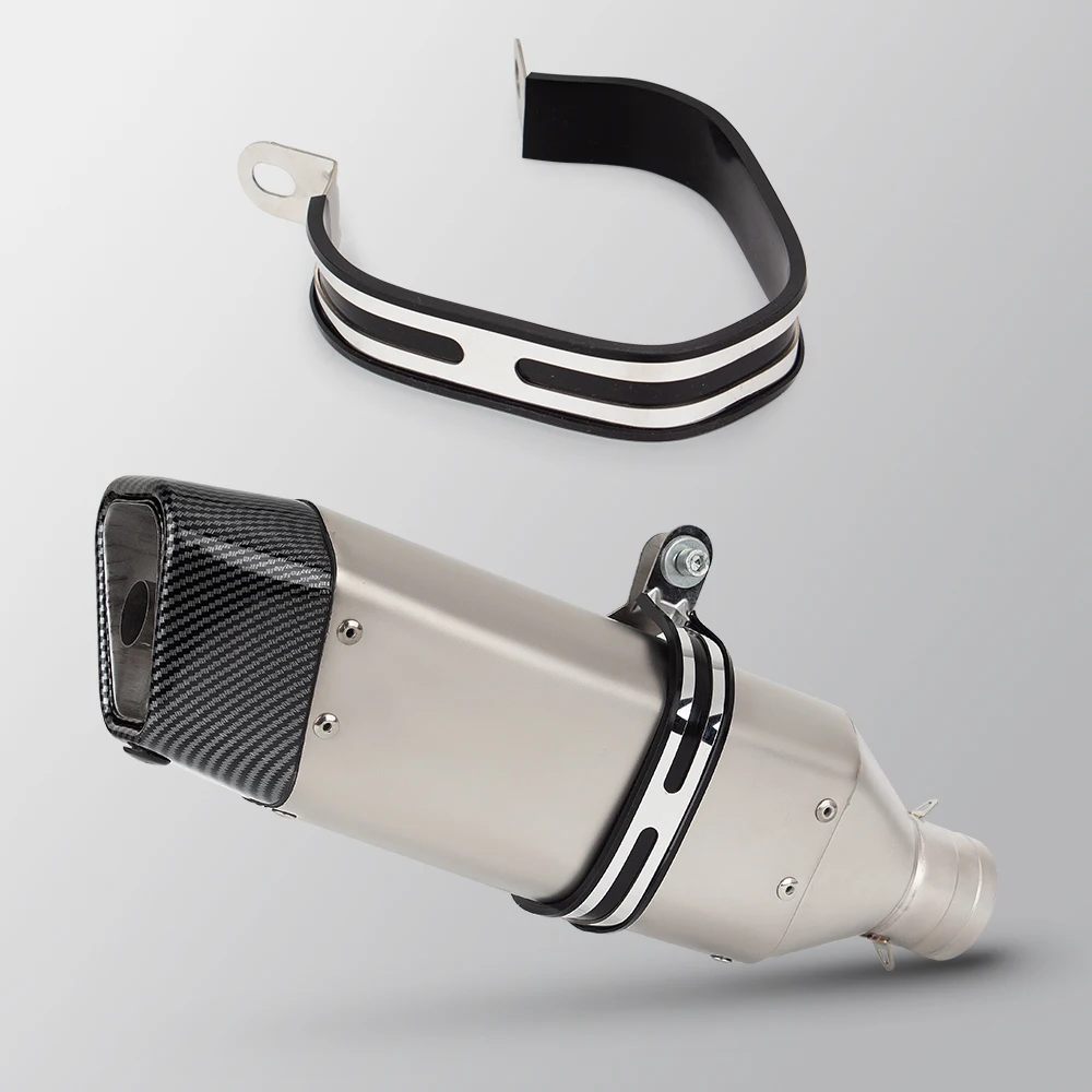 51mm Motorcycle Exhaust Pipe Escape Moto Muffler Silencer For Ninja250 ZX25R MT15 R25 GIXXER250 GSXR150 PCX125 TMAX560
51mm Motorcycle Exhaust Pipe Escape Moto Muffler Silencer For Ninja250 ZX25R MT15 R25 GIXXER250 GSXR150 PCX125 TMAX560
