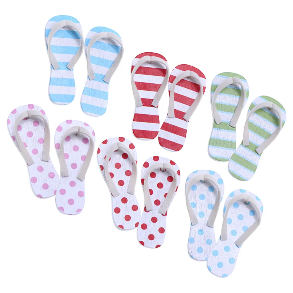 6Pairs Miniature Summer Slippers Lightweight Durable Smooth Scene Layout Decorative Collection Simulation Shoes
6Pairs Miniature Summer Slippers Lightweight Durable Smooth Scene Layout Decorative Collection Simulation Shoes