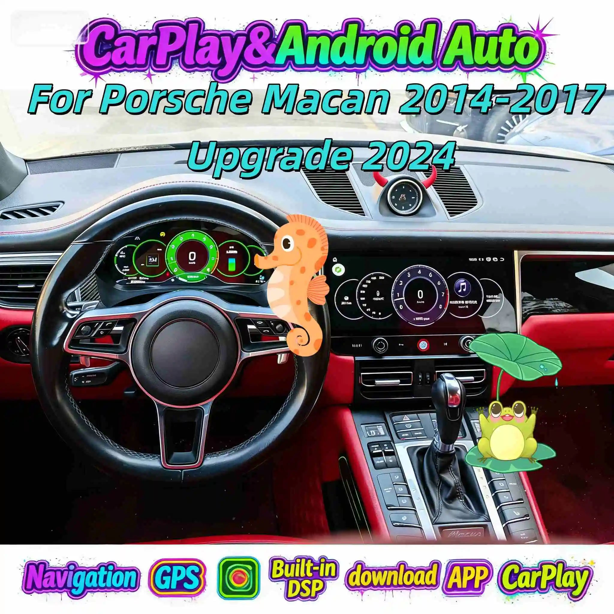 Multimedia Video Player For Porsche Macan 2014-2017 CarPlay GPS Navigation Android Radio stereo Bluetooth 4G 360Camera LHD RHD
Multimedia Video Player For Porsche Macan 2014-2017 CarPlay GPS Navigation Android Radio stereo Bluetooth 4G 360Camera LHD RHD