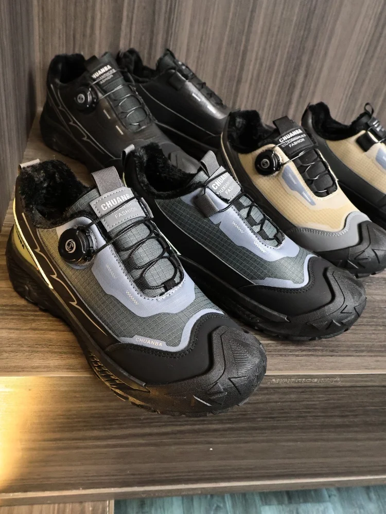 Water-Resistant Casual Hiking Shoes Men's Rotating Buckle High-End Line Outdoor Fashionable Leisure Shoes for Autumn And Winter
Water-Resistant Casual Hiking Shoes Men's Rotating Buckle High-End Line Outdoor Fashionable Leisure Shoes for Autumn And Winter