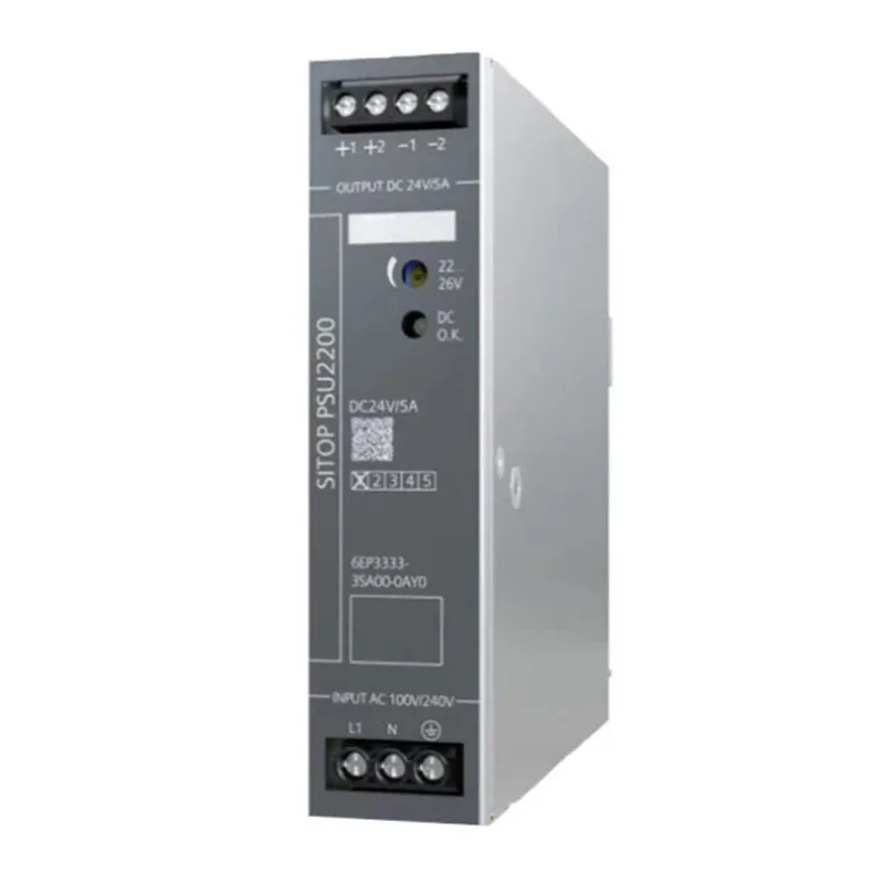 Input: 100-240VAC, Output: 24VDC/5A 6EP3333-3SA00-0AY0 Industrial Switching Power Supply SITOP
Input: 100-240VAC, Output: 24VDC/5A 6EP3333-3SA00-0AY0 Industrial Switching Power Supply SITOP