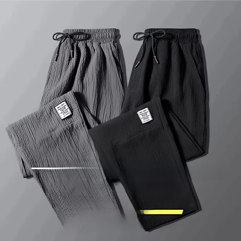 Lightweight Linen Ice Silk Casual Pants for Men Summer Workwear Loose Wear Resistant Dirt Proof Long Trousers Straight Leg
Lightweight Linen Ice Silk Casual Pants for Men Summer Workwear Loose Wear Resistant Dirt Proof Long Trousers Straight Leg