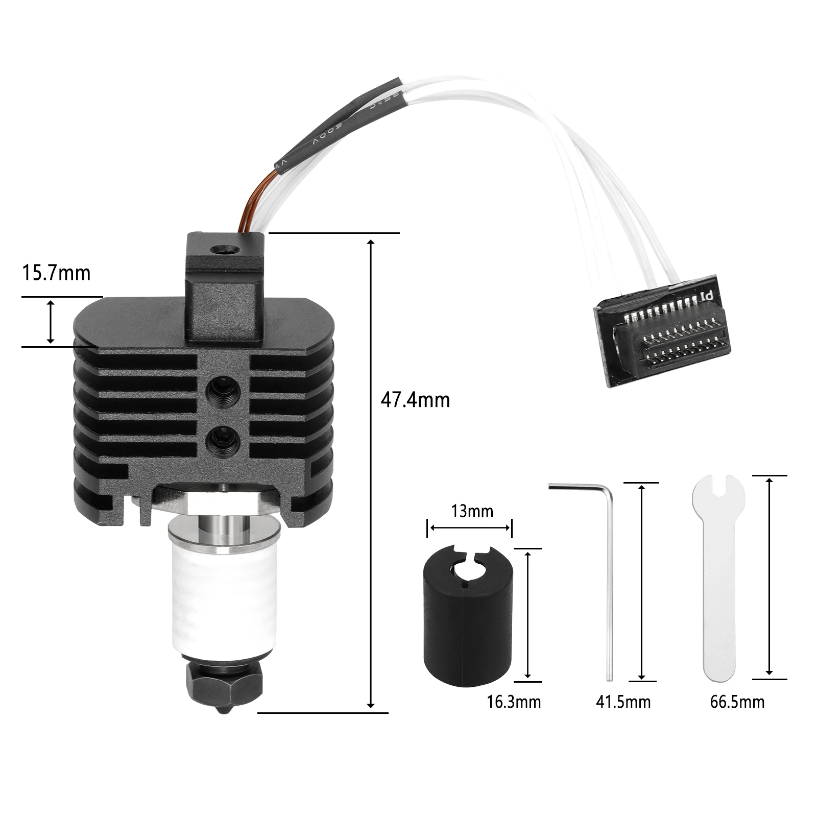 For Upgrades Hotend Kit Bambu Lab P1P P1S Hot End Thermistor Bimetal Throat Bambulab V6 Hardened Steel Nozzle Print Head.
For Upgrades Hotend Kit Bambu Lab P1P P1S Hot End Thermistor Bimetal Throat Bambulab V6 Hardened Steel Nozzle Print Head.