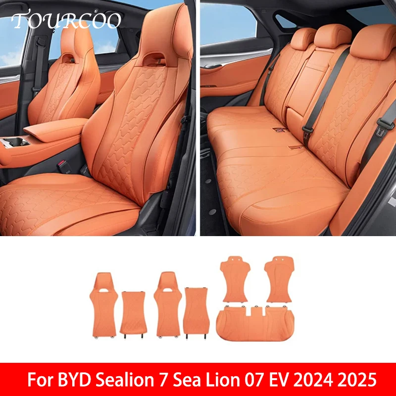 Чехлы на автомобильные сиденья для BYD Sealion 7 Sea Lion 07 EV 2024 2025, дышащая подушка для спины, прочная защитная накладка, аксессуары
Чехлы на автомобильные сиденья для BYD Sealion 7 Sea Lion 07 EV 2024 2025, дышащая подушка для спины, прочная защитная накладка, аксессуары