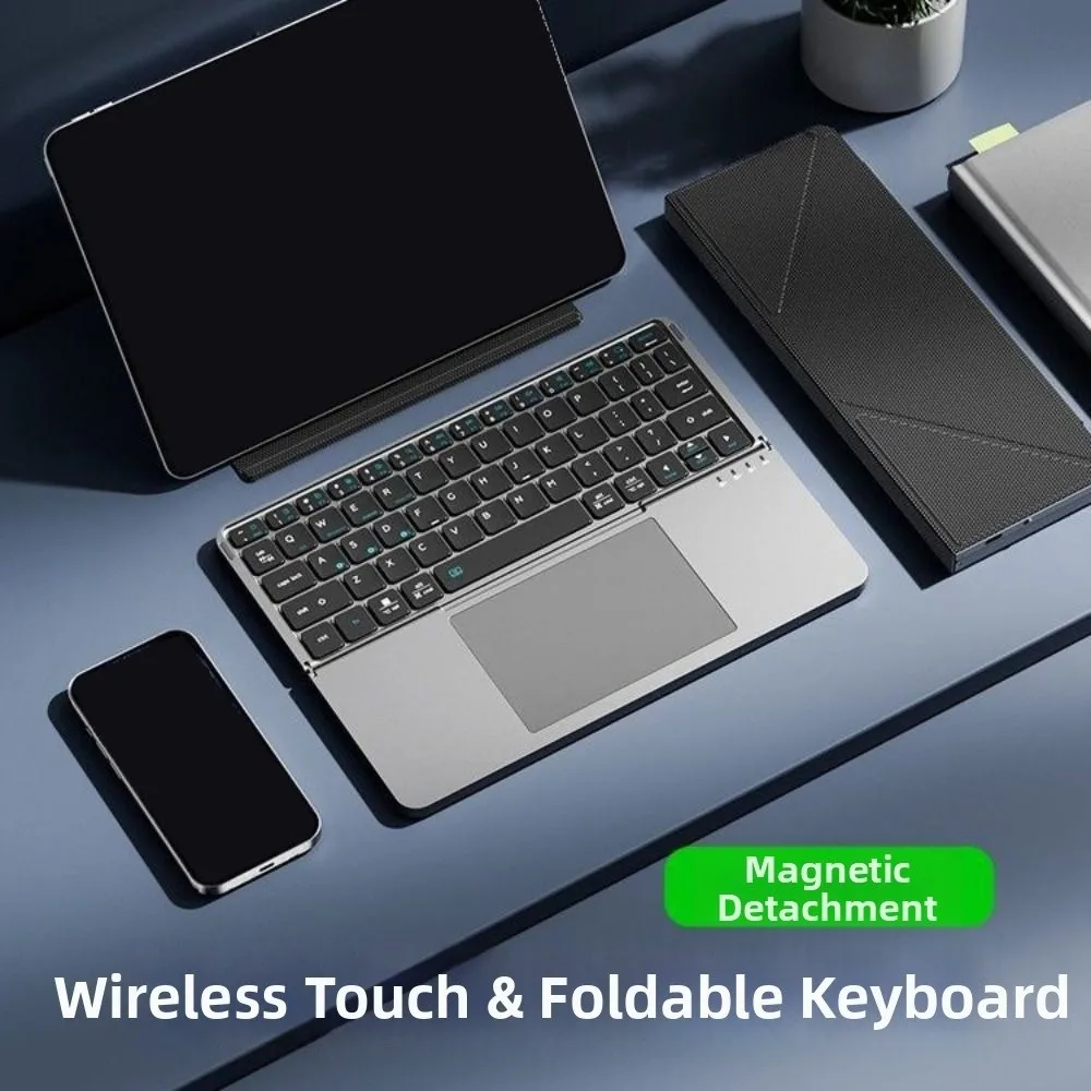 Bluetooth 5.3 Wireless Bluetooth Keyboard Universal Portable Rechargeable Keyboard Compact Detachable Mini Foldable Keypad
Bluetooth 5.3 Wireless Bluetooth Keyboard Universal Portable Rechargeable Keyboard Compact Detachable Mini Foldable Keypad