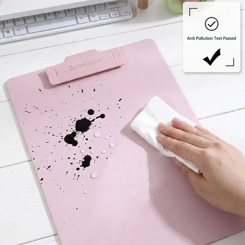 Durable PP A4 Clipboard with Pen Slot Morandi Color Writing Pad Waterproof Board Clip School Office
Durable PP A4 Clipboard with Pen Slot Morandi Color Writing Pad Waterproof Board Clip School Office