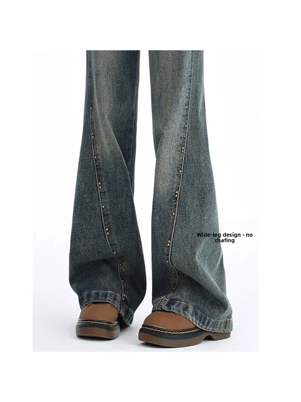 High Waist Bell Bottom Jeans Women plus Size Autumn Winter Slimming Hoof Jeans Retro Style plus Size MM Skinny Jeans
High Waist Bell Bottom Jeans Women plus Size Autumn Winter Slimming Hoof Jeans Retro Style plus Size MM Skinny Jeans