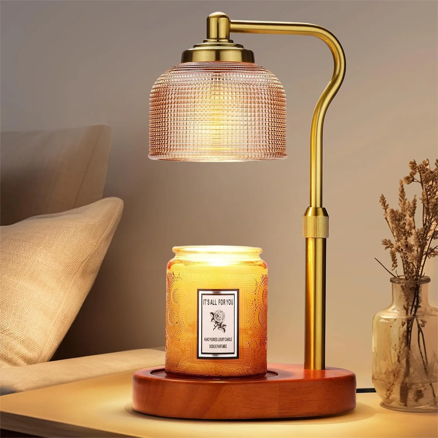 Candle Warmer Lamp With Timer Dimmable Height Adjustable Wax Melt Warmer For Bedroom Home Decor Amber Gold
Candle Warmer Lamp With Timer Dimmable Height Adjustable Wax Melt Warmer For Bedroom Home Decor Amber Gold
