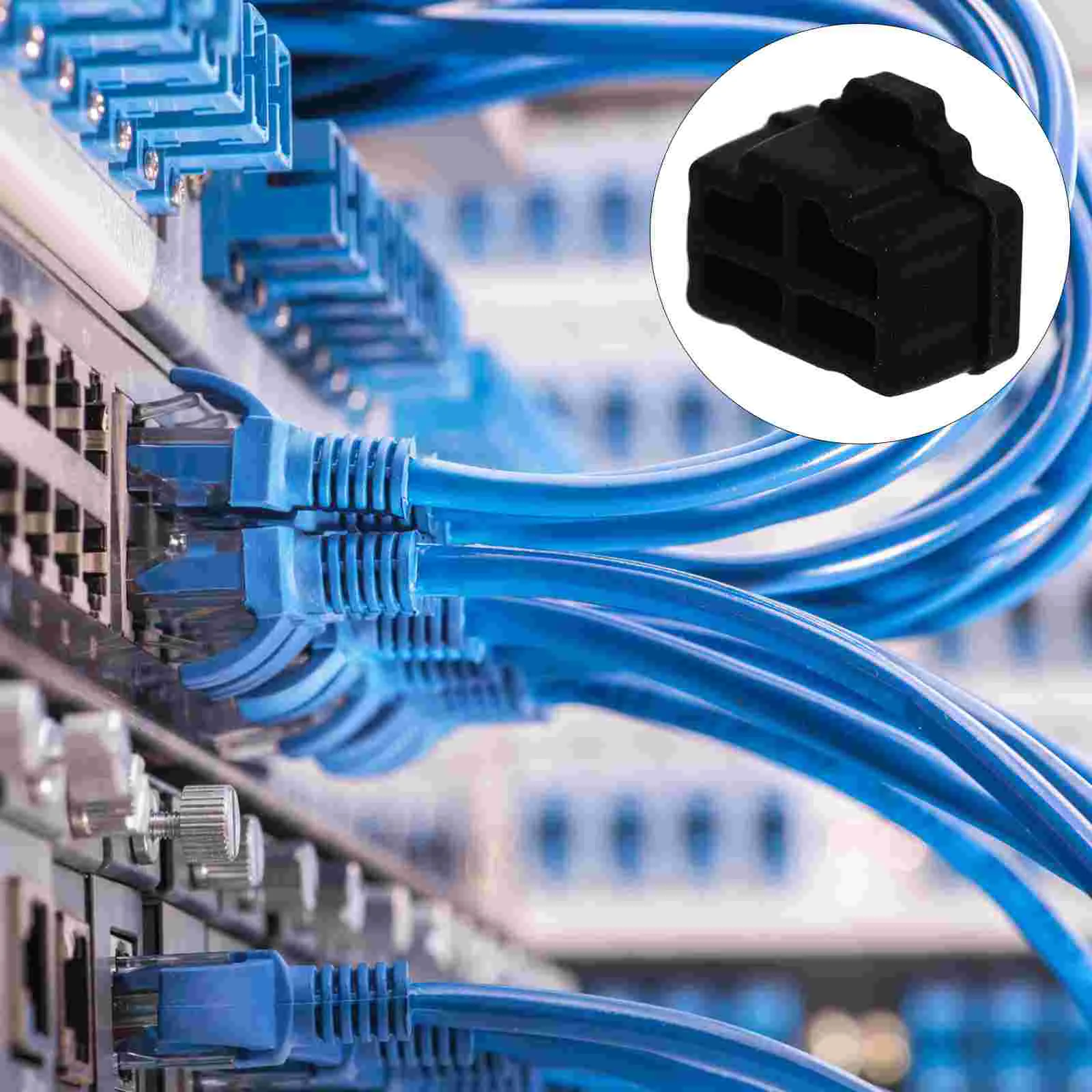 50 Pcs Interface Dust Plugs Silicone Covers Elastic Fully Blocking Dustproof Anti Static Home Office Ethernet Hub Port
50 Pcs Interface Dust Plugs Silicone Covers Elastic Fully Blocking Dustproof Anti Static Home Office Ethernet Hub Port