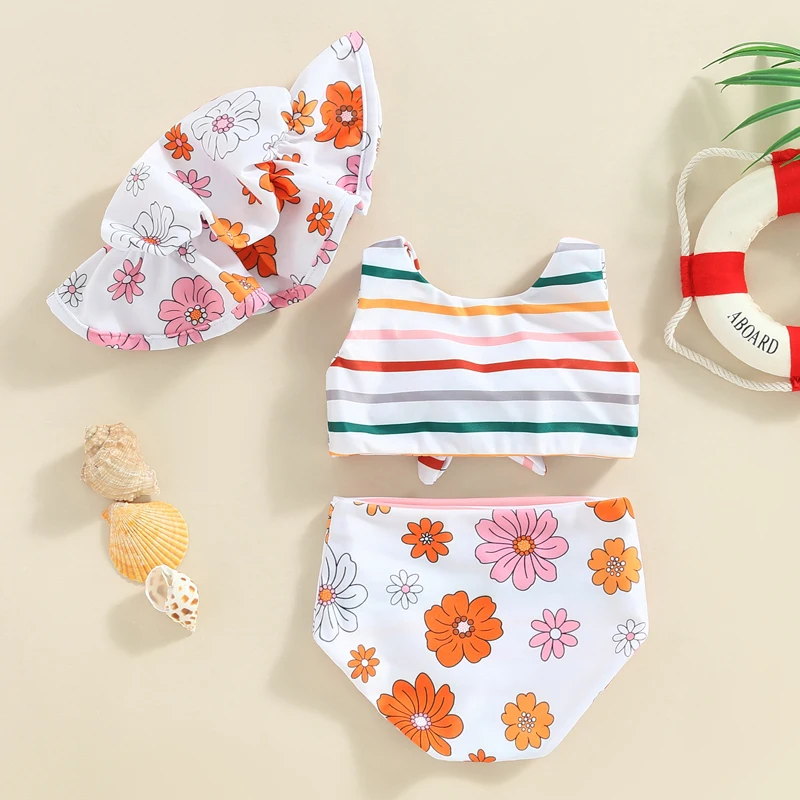 2023-01-04 Lioraitiin 0-4Years Toddler Girls 3Pcs Swimsuit Sleeveless Floral Print Vest Summer Beach Girls Swimwear Shorts Hat
2023-01-04 Lioraitiin 0-4Years Toddler Girls 3Pcs Swimsuit Sleeveless Floral Print Vest Summer Beach Girls Swimwear Shorts Hat