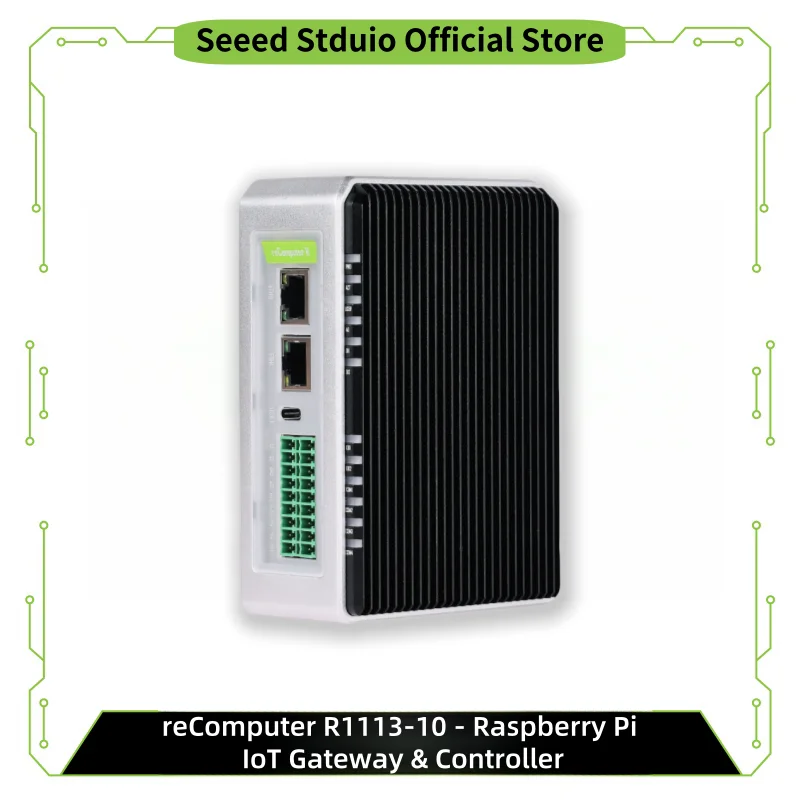 reComputer R1113-10 — шлюз и контроллер Raspberry Pi IoT, питание от CM4, совместимый с искусственным интеллектом | 2 ГБ ОЗУ, 8 ГБ eMMC
reComputer R1113-10 — шлюз и контроллер Raspberry Pi IoT, питание от CM4, совместимый с искусственным интеллектом | 2 ГБ ОЗУ, 8 ГБ eMMC