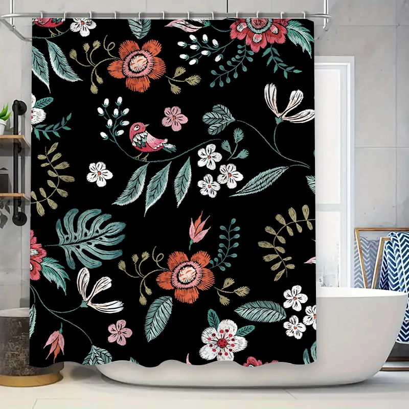 Синяя тонированная занавеска для душа с блестящими эффектами для современного декора ванной комнаты, идеально подходящая для проектов улучшения дома (Артикул # 301245689 
Синяя тонированная занавеска для душа с блестящими эффектами для современного декора ванной комнаты, идеально подходящая для проектов улучшения дома (Артикул # 301245689