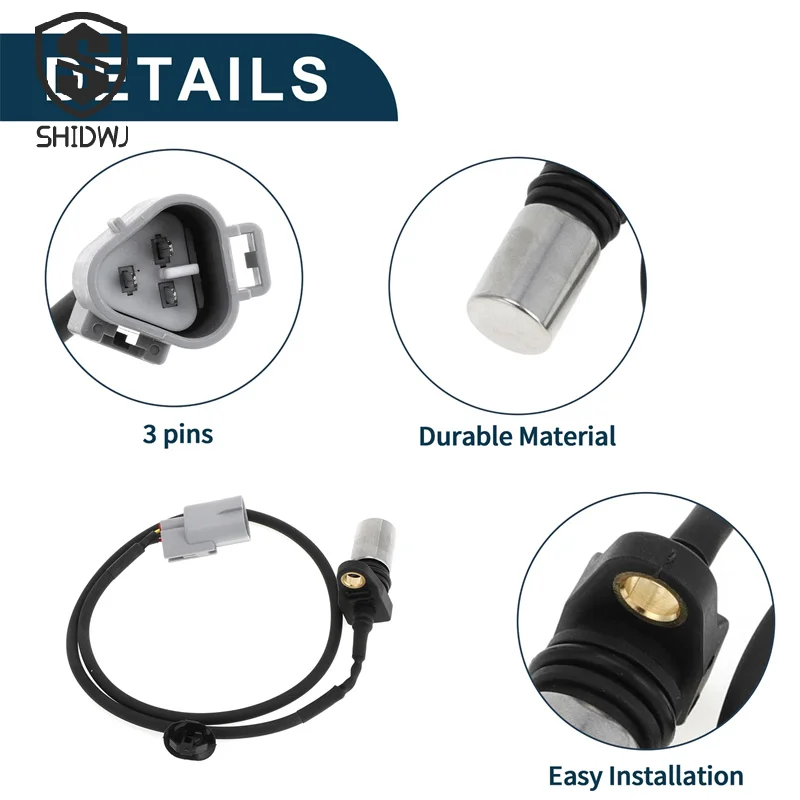 90919-05050 Датчик положения коленчатого вала, совместимый с Toyota Hilux 05-13 2.5L 3.0L 1KD 2KD
90919-05050 Датчик положения коленчатого вала, совместимый с Toyota Hilux 05-13 2.5L 3.0L 1KD 2KD