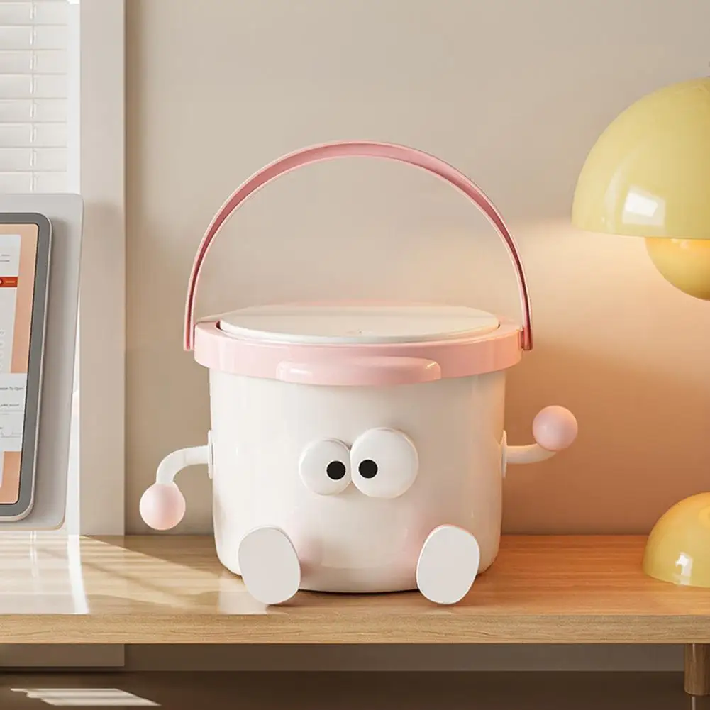 Garbage Can Large Capacity with Lid And Handle Trash Can Cute Cartoon Design Trash Can for Home Living Room
Garbage Can Large Capacity with Lid And Handle Trash Can Cute Cartoon Design Trash Can for Home Living Room