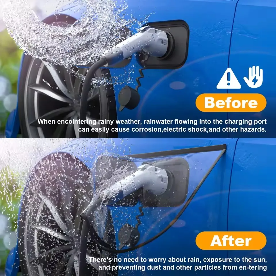 Electric Vehicle Charger Port Rainproof Dustproof Cover Outdoor Protection Covers for Tesla Model 3 Y Sedan SUV Car Accessories
Electric Vehicle Charger Port Rainproof Dustproof Cover Outdoor Protection Covers for Tesla Model 3 Y Sedan SUV Car Accessories