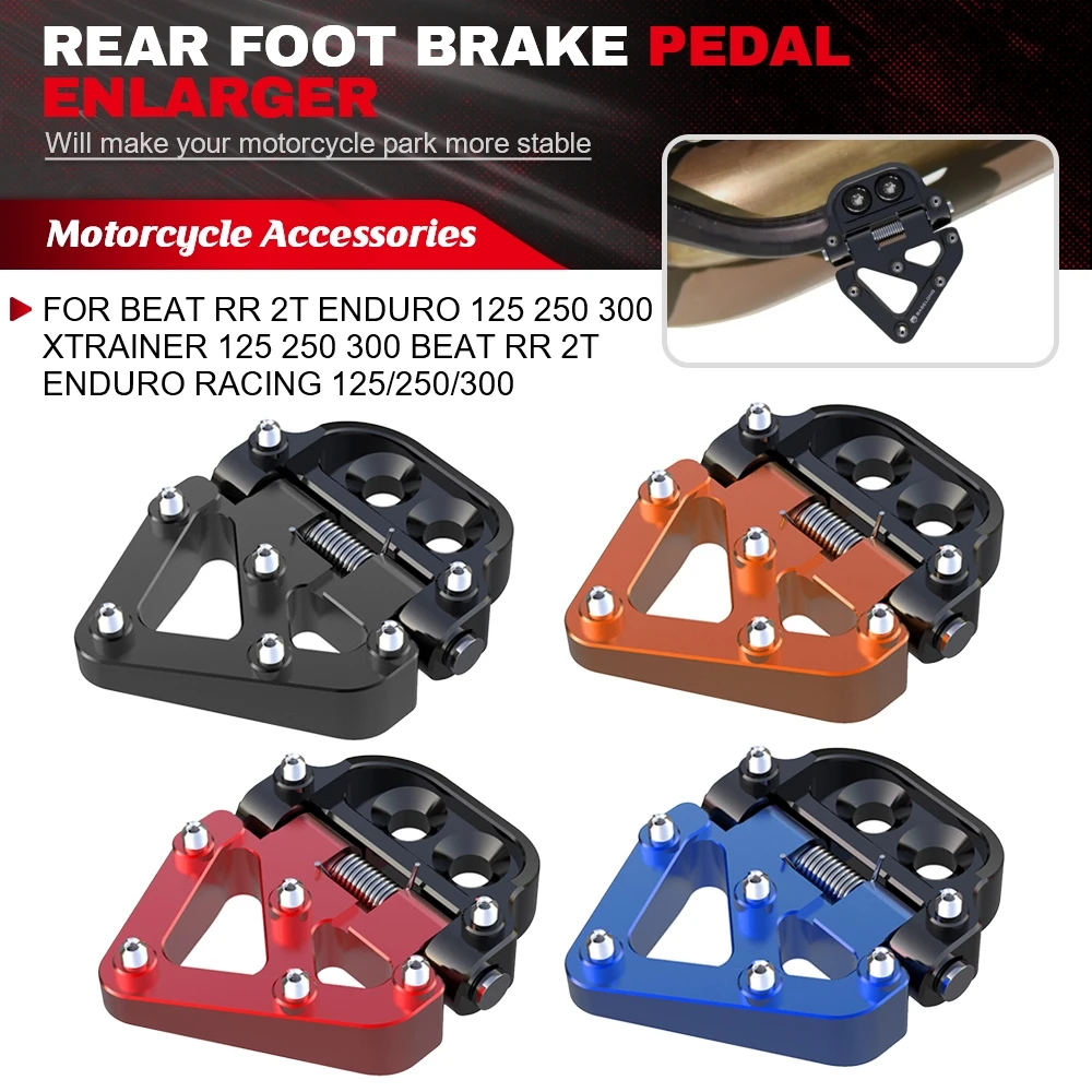 For BEAT RR 2T ENDURO 125 250 300 XTRAINER 125 250 300 BEAT RR 2T ENDURO RACING 125/250/300 Motorcycle Folding Brake Pedal Tip
For BEAT RR 2T ENDURO 125 250 300 XTRAINER 125 250 300 BEAT RR 2T ENDURO RACING 125/250/300 Motorcycle Folding Brake Pedal Tip