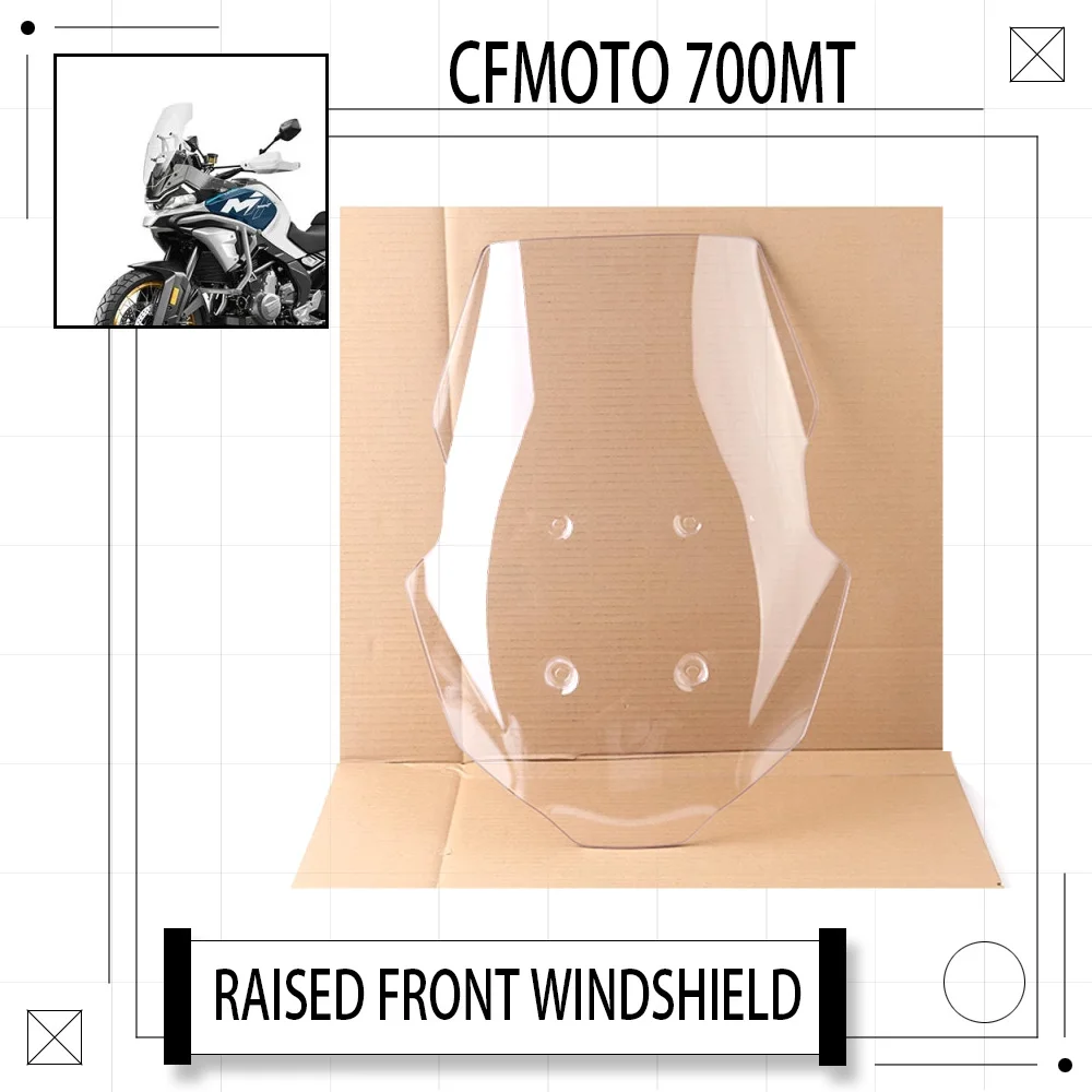For CFMOTO 700MT MT700 700 MT Motorcycle Original Front Windshield Heightened Front Windshield Fit CF MOTO 700MT
For CFMOTO 700MT MT700 700 MT Motorcycle Original Front Windshield Heightened Front Windshield Fit CF MOTO 700MT