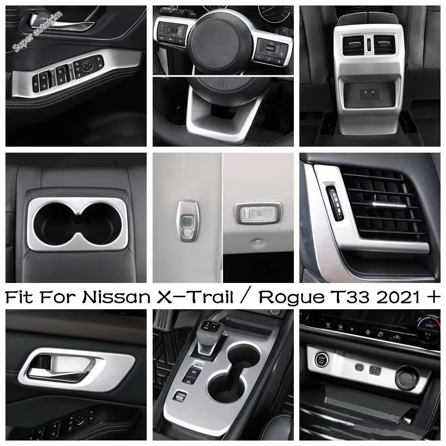 Engine Start Stop / Headlights Button / Door Handle Wrist Cover Trim Interior For Nissan X-Trail X Trail / Rogue T33 2021 - 2024
Engine Start Stop / Headlights Button / Door Handle Wrist Cover Trim Interior For Nissan X-Trail X Trail / Rogue T33 2021 - 2024