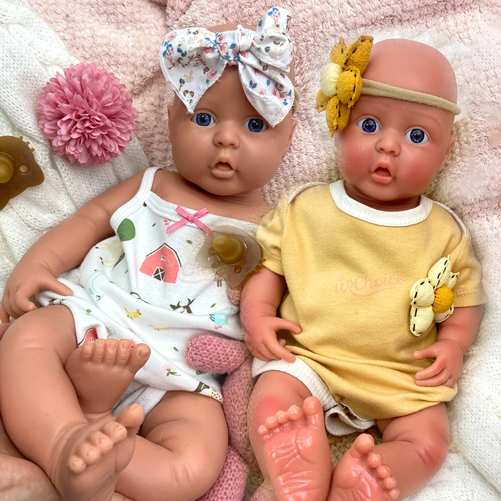 17 Inch Flexible Limbs Full Silicone Reborn Baby Girl Realistic Weighted Newborn Doll Anatomically Correct for Expectant Parents
17 Inch Flexible Limbs Full Silicone Reborn Baby Girl Realistic Weighted Newborn Doll Anatomically Correct for Expectant Parents