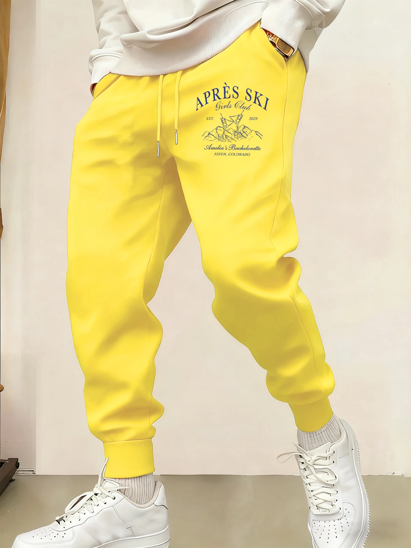 Apres Ski Aspen Colorado Print Men Street Elastic Waist Sweatpants Winter Autumn Jogging Pants Casual Fleece Trousers Unisex
Apres Ski Aspen Colorado Print Men Street Elastic Waist Sweatpants Winter Autumn Jogging Pants Casual Fleece Trousers Unisex