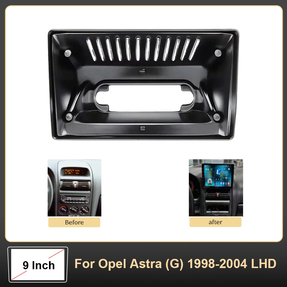 9 Inch Car Frame Fascia Adapter Android Radio Dash Fitting Panel Kit For Opel Astra (G) 1998-2004 LHD
9 Inch Car Frame Fascia Adapter Android Radio Dash Fitting Panel Kit For Opel Astra (G) 1998-2004 LHD