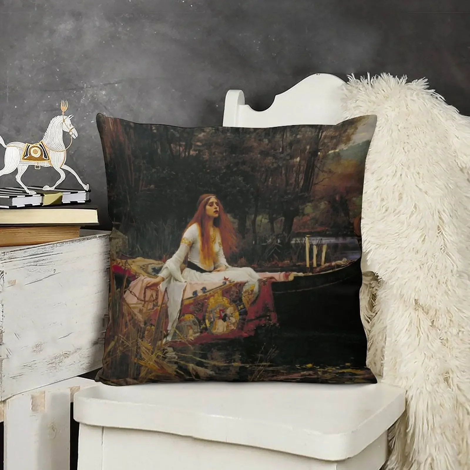 The Lady of Shalott (John W. Waterhouse) Throw Pillow ornamental pillows Sitting Cushion pillow
The Lady of Shalott (John W. Waterhouse) Throw Pillow ornamental pillows Sitting Cushion pillow