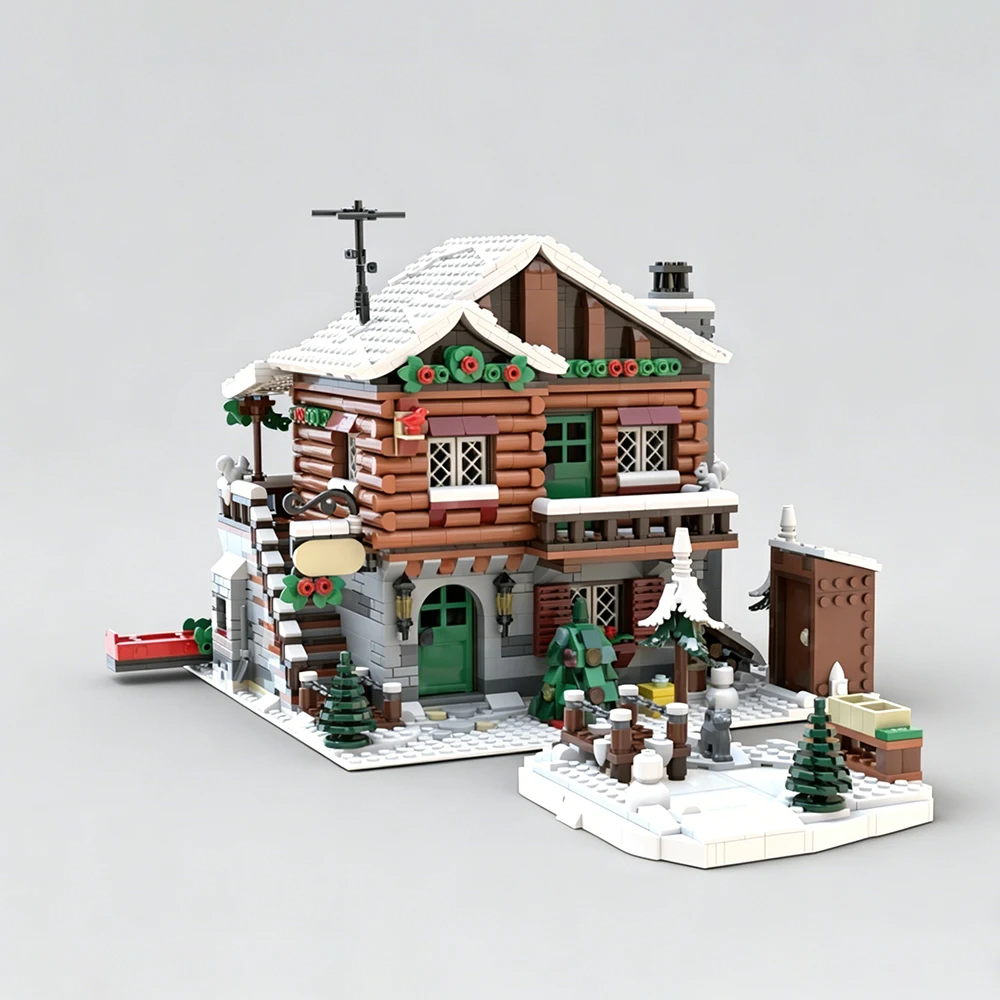 New MOC Christmas Winter Village Mountain Hut Model Building Blocks DIY Modular Building Assembly Children's Toy Boy Gift Set
New MOC Christmas Winter Village Mountain Hut Model Building Blocks DIY Modular Building Assembly Children's Toy Boy Gift Set