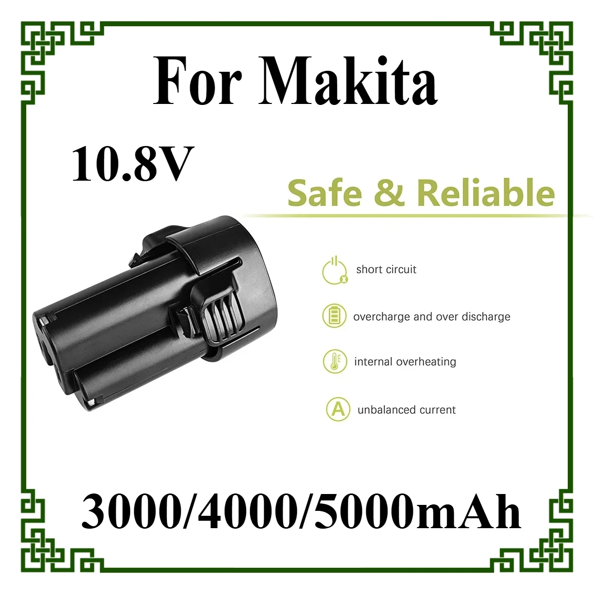 Для Makita BL1013 BL1014 10,8 В 12 В Макс. 3000/4000/5000 мАч литиевая батарея 194551-4 TD090D TD090DW LCT203W LCT204 194550-6 DF030D
Для Makita BL1013 BL1014 10,8 В 12 В Макс. 3000/4000/5000 мАч литиевая батарея 194551-4 TD090D TD090DW LCT203W LCT204 194550-6 DF030D