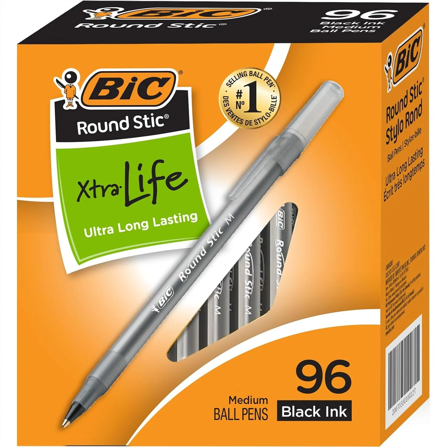 Ballpoint Pens Medium Point 1.0mm, Ultra Long Lasting Black Ink, Pack of 96 for Office School Supplies
Ballpoint Pens Medium Point 1.0mm, Ultra Long Lasting Black Ink, Pack of 96 for Office School Supplies