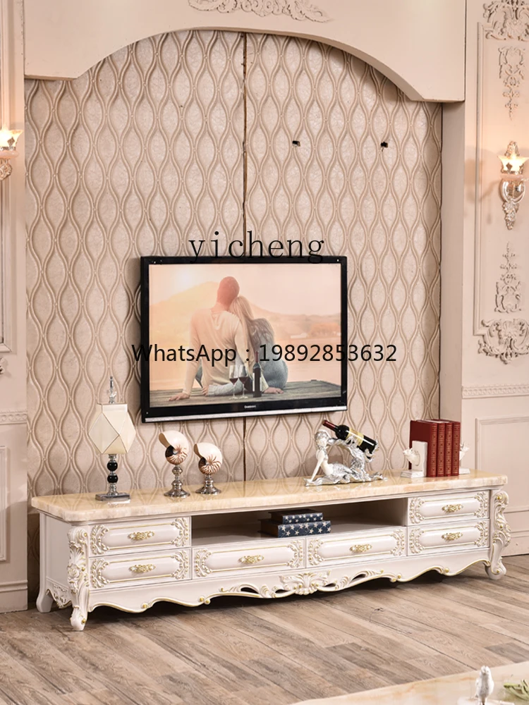 TV Cabinet Living Room Home Marble Solid Wood Coffee Table TV Cabinet Combination Villa Long Floor Cabinet
TV Cabinet Living Room Home Marble Solid Wood Coffee Table TV Cabinet Combination Villa Long Floor Cabinet