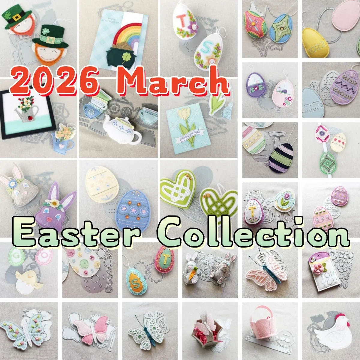 2026 Easter March Metal Cutting Dies for DIY Making Card Scrapbook Embossed Paper Album Craft Supplies Template Decoration
2026 Easter March Metal Cutting Dies for DIY Making Card Scrapbook Embossed Paper Album Craft Supplies Template Decoration
