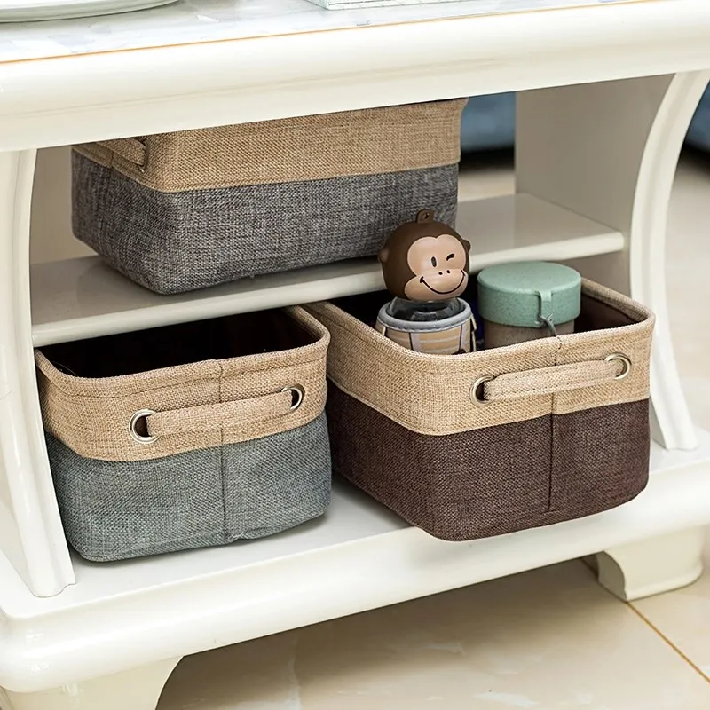 Cotton linen fabrics storage basket closet clothing organizer desktop sundries toys snacks cosmetic storage basket box mx9191637
Cotton linen fabrics storage basket closet clothing organizer desktop sundries toys snacks cosmetic storage basket box mx9191637
