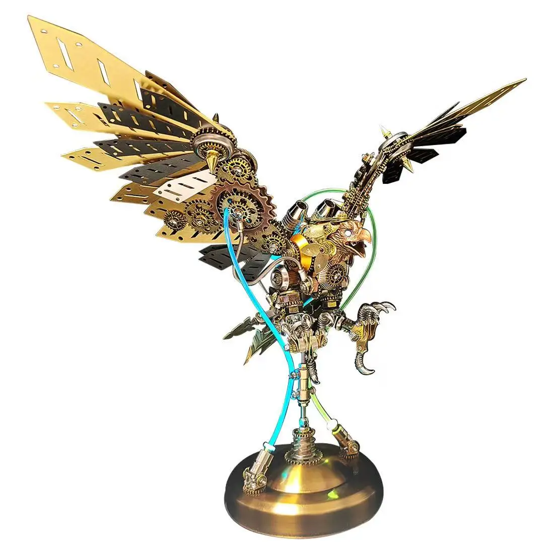 Steampunk Mechanical Eagle 3D Metal Puzzle with LED Light 650+PCS DIY Assembly Bird Model Kit Desktop Art Decor Toy Gift
Steampunk Mechanical Eagle 3D Metal Puzzle with LED Light 650+PCS DIY Assembly Bird Model Kit Desktop Art Decor Toy Gift