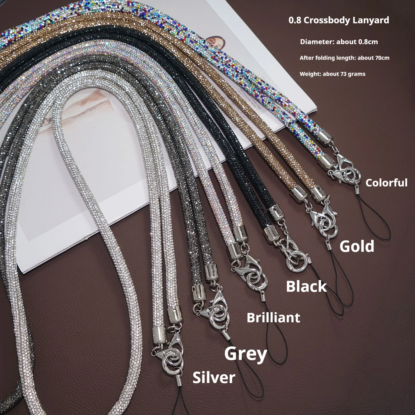 Metal Buckle 0.8cm Women's Fashionable And Trendy Rhinestone Crossbody Hanging Rope Anti Loss Phone Full Diamond Shoulder Strap
Metal Buckle 0.8cm Women's Fashionable And Trendy Rhinestone Crossbody Hanging Rope Anti Loss Phone Full Diamond Shoulder Strap