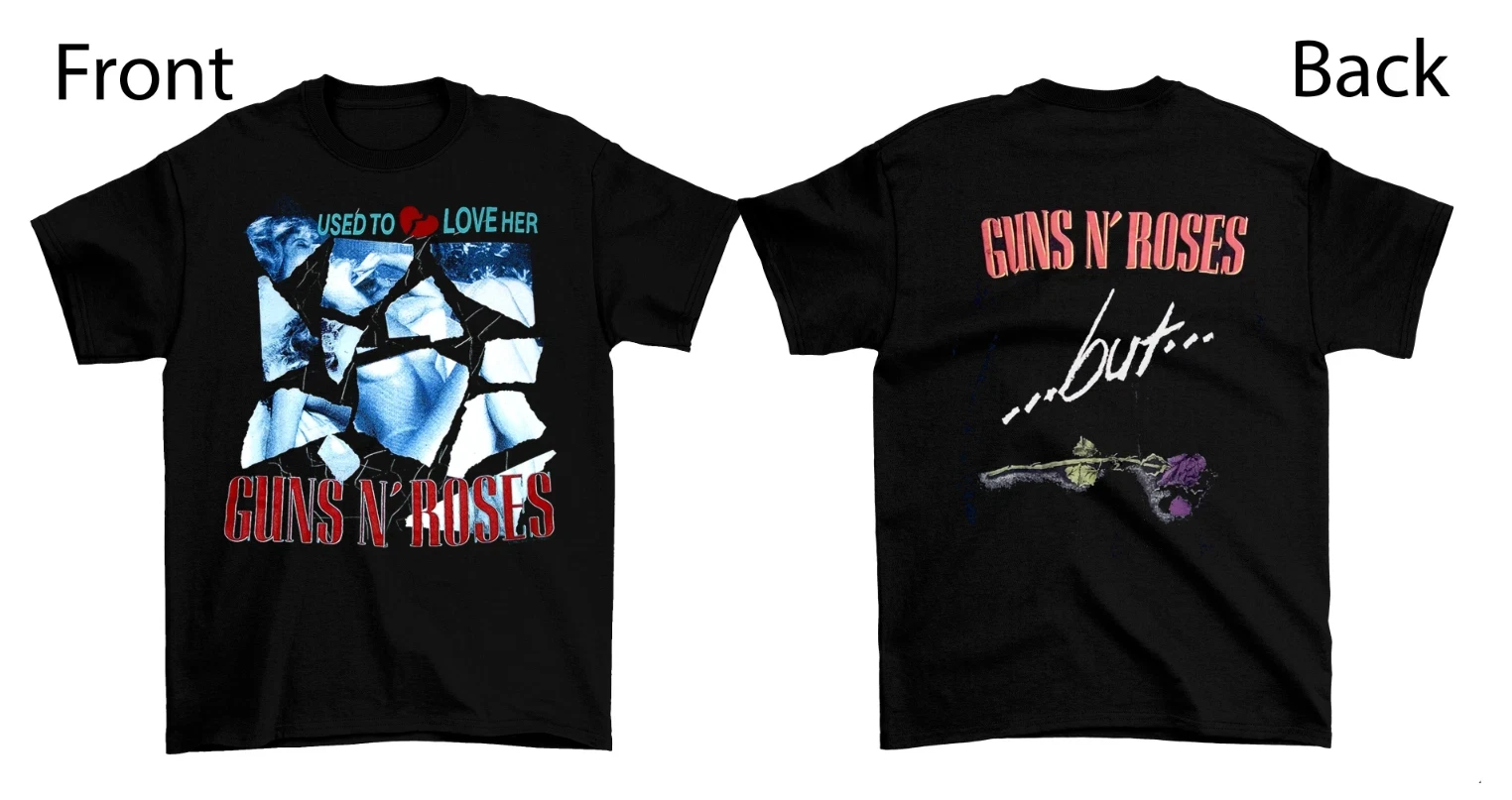 2025 Summer Guns N Roses Used To Love Her Vintage T-shirt Unisex Tee Pure Cotton Round Neck T-shirt
2025 Summer Guns N Roses Used To Love Her Vintage T-shirt Unisex Tee Pure Cotton Round Neck T-shirt