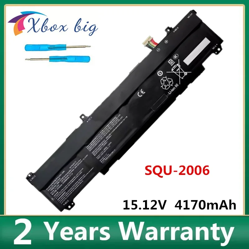 New SQU-2006 Laptop Battery For Hasee S8D6 Z7D6 Z8D6 916QA155H 4ICP6/60/72 4070mAh 15.12V 61.53Wh
New SQU-2006 Laptop Battery For Hasee S8D6 Z7D6 Z8D6 916QA155H 4ICP6/60/72 4070mAh 15.12V 61.53Wh