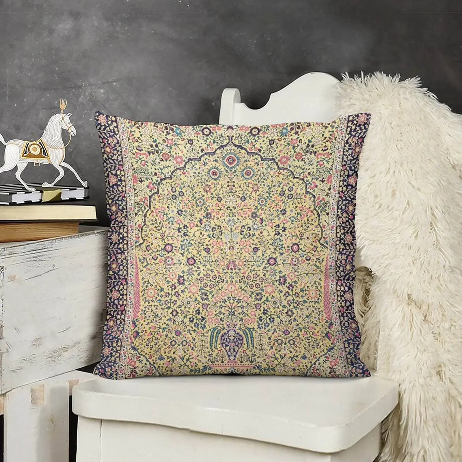 Douglass Mughal 'Millefleurs' Rug Print Throw Pillow Ornamental Pillow Sofa Cushions Pillowcases For Pillows pillow
Douglass Mughal 'Millefleurs' Rug Print Throw Pillow Ornamental Pillow Sofa Cushions Pillowcases For Pillows pillow