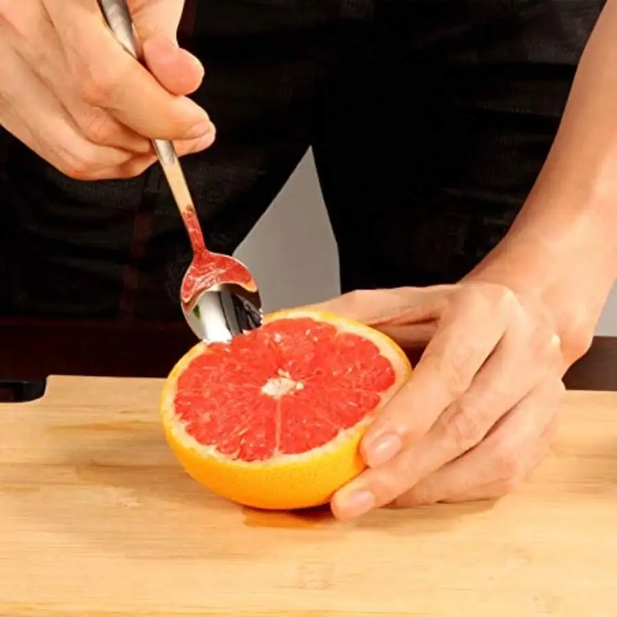 5PCS Stainless Steel Grapefruit Spoon With Serrated Edge Dual-Sided For Citrus Kiwi
5PCS Stainless Steel Grapefruit Spoon With Serrated Edge Dual-Sided For Citrus Kiwi