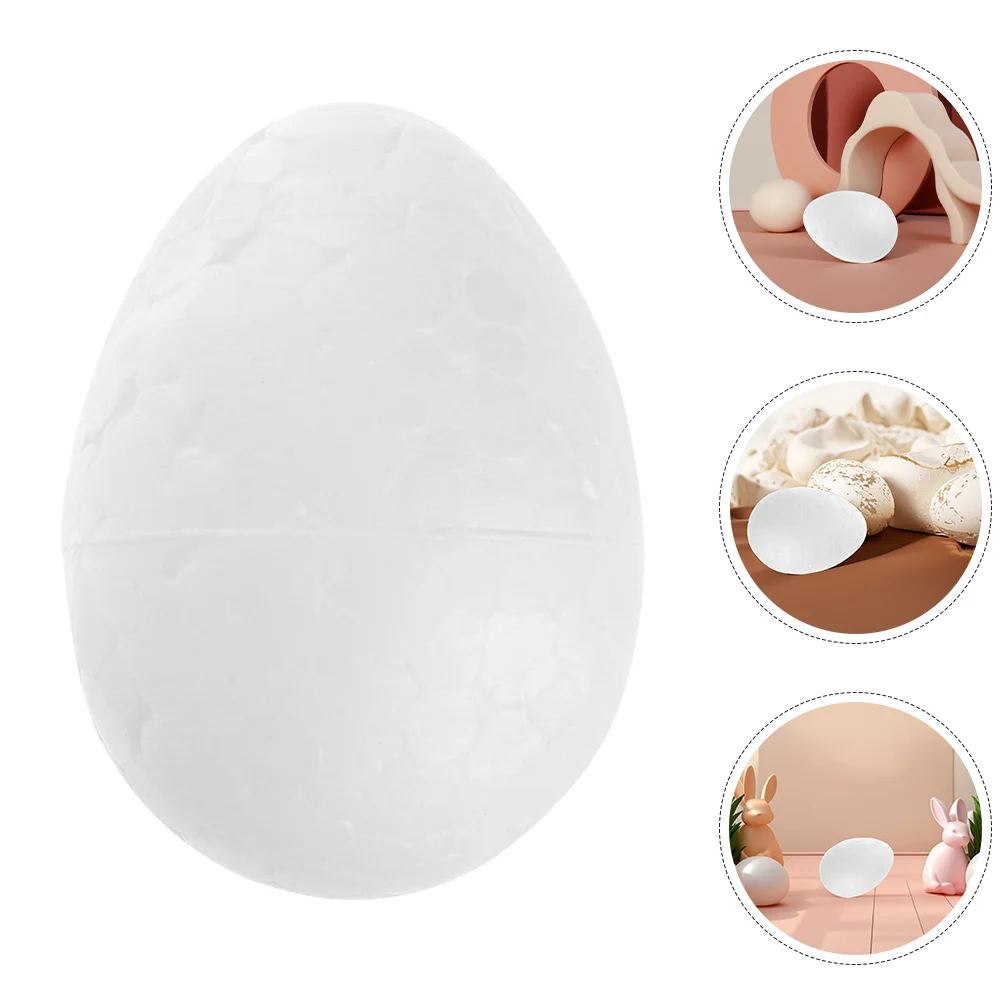 60 Pcs Easter White Embryonated Eggs Paper Crafts Mache Foam Shapes for Christmas Rings Decorating Kit Crate
60 Pcs Easter White Embryonated Eggs Paper Crafts Mache Foam Shapes for Christmas Rings Decorating Kit Crate
