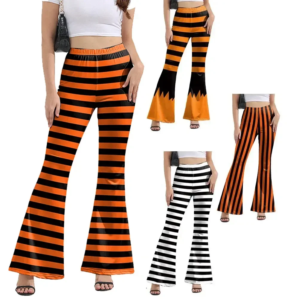 Zawaland Cosplay Leggings Women Lady Elegance Fashion Flared Pants Halloween Pumpkin Holiday Party Stripe Printing Trousers
Zawaland Cosplay Leggings Women Lady Elegance Fashion Flared Pants Halloween Pumpkin Holiday Party Stripe Printing Trousers